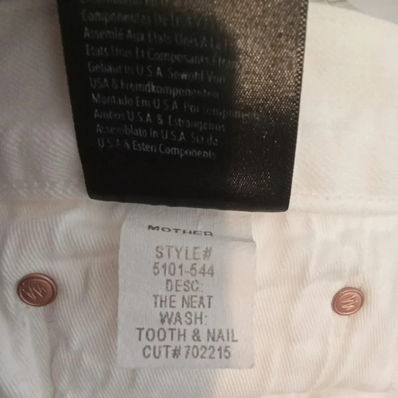 Mother Mr tooth n nail color the neat button closure men's size 32 - Picture 10 of 11